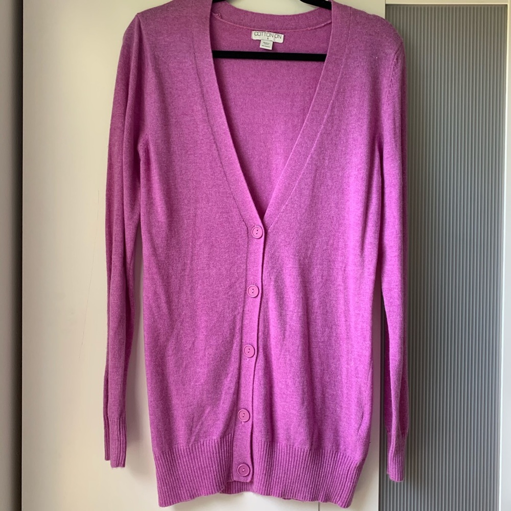 Longline cardigan